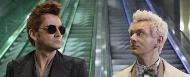 Good Omens op Amazon - openingsbeeld