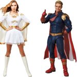 The Boys Starlight kostuum en Homelander action figure