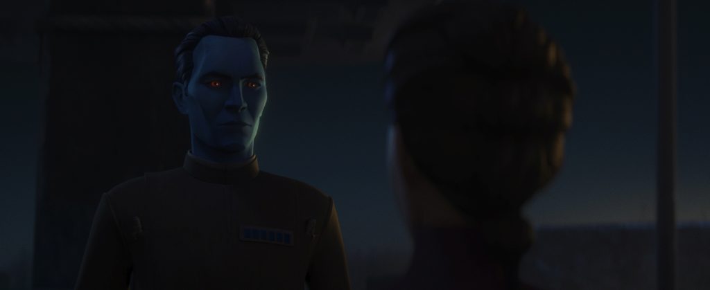 Lars Mikkelsen als Admiral Thrawn in SWTOTE