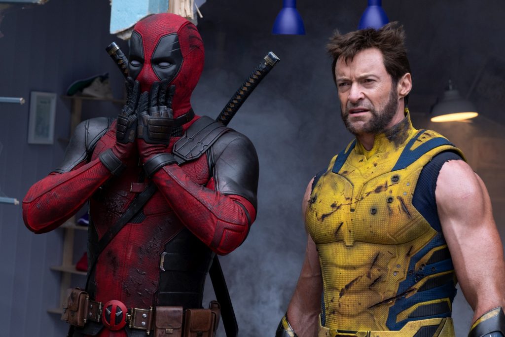 Ryan Reynolds als Deadpool en Hugh Jackman als Wolverine in Deadpool & Wolverine