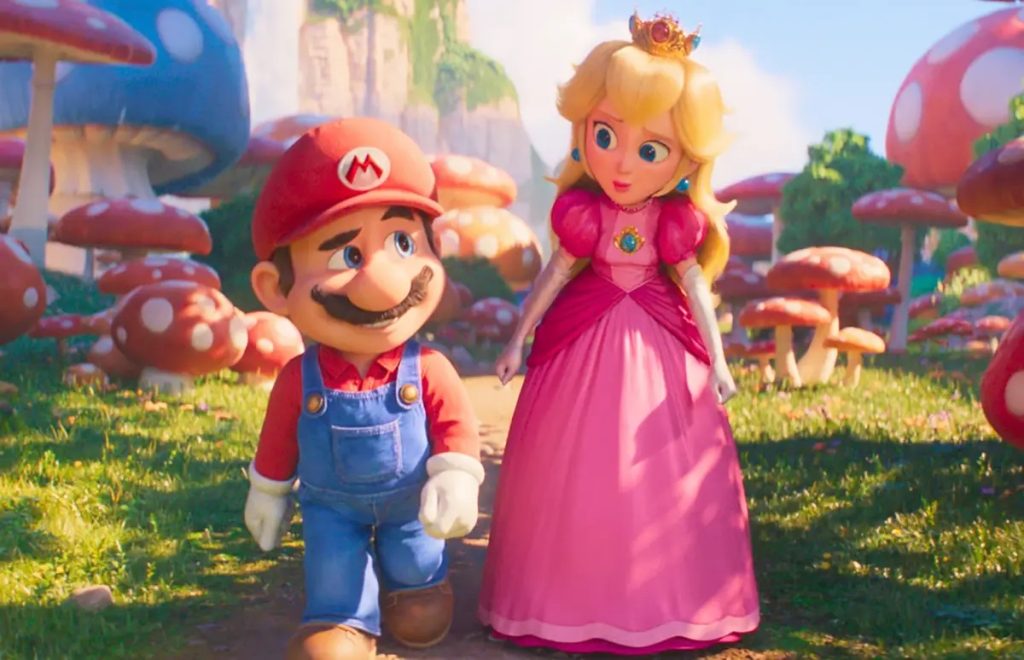 Chris Pratt als Mario en Anya Taylor-Joy als Princess Peach